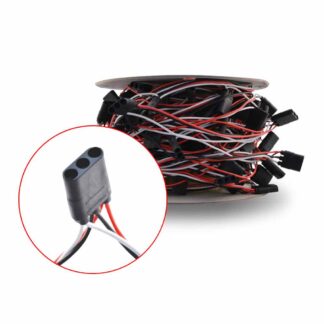 Triple Female Pigtail Wire Harness with 8″ Connector Spacing – 131 Plugs