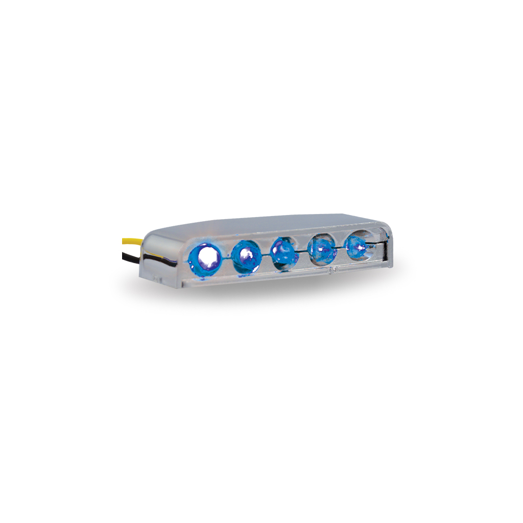 Blue LED Auxiliary Light – 5 Diodes